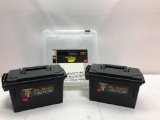 3 Items Plano Tactical Plastic Case