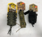 High Speed Gear 40mm Taco Singel Molle Black, Extended Pistol Taco Multicam, Poly Dbl Decker Taco