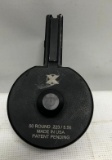 X 50 Round 223/5.56 Drum Magazine