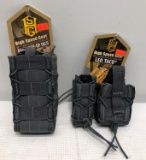 2 Items, High Speed Gear Leo Platform -Open Molle, Radio Taco Molle, Wolf Gray