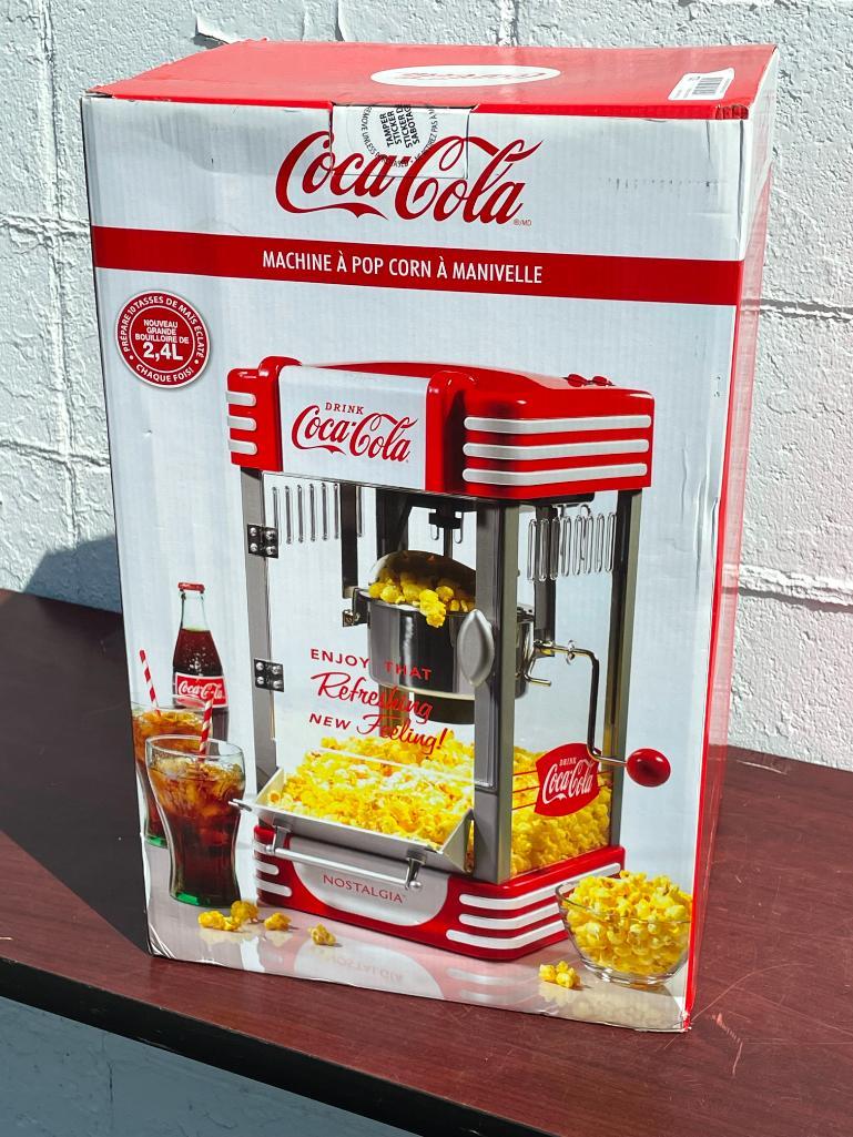 Like New, in Box, Coca-Cola Branded Popcorn