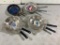 Lot of 8 NEW 8in Skillet or Fry Pans, 2 Styles