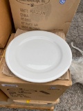 1 Case, 1 Dozen (12), 12in White Porcelain Round Plate WR No. PR-0060 Trade Advantage