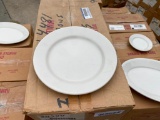 4 Cases, 12 Dozen, (144) 8-1/4in Plates, Undecorated White Porcelain