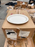 2 Dozen (24) 9-3/4in Oval Platters, Undecorated, White No. 25900