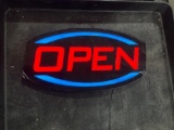 LED Open Sign - 2 Settings - Blinking or Solid, Works Great by Cooper Lighting, Inc. Power Cord