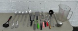 Misc. Group of Kitchen Utensils and Pitcher