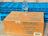 2 Dozen, Grand Vin Oversized Stemware Tulip Glasses, 13oz, Super Cuvee, Arcoroc