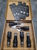 (6) NEBO Transport Rechargable Flashlights w/ Case