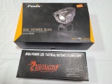 Lot of 2; FENIX Dual Distance Beam Bike Light BT20 & Red Dragon Tactical Light