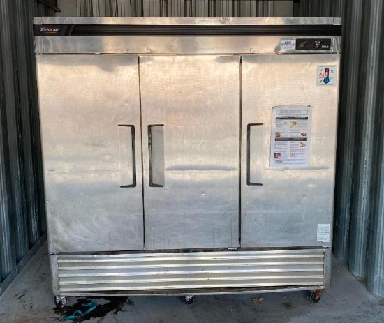 Turbo Air TSR-72SD-N Reach In Freezer - 3 Solid Doors, 64.1 Cu. Ft. - Has Been Stored for Years