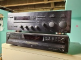 Stereo Components; Yamaha Receiver RX-595 & Sony CD Player CDP-CE375 5 Disc.