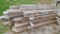 Large Pile of Reclaimed Timber Beams, Longest One 120in