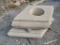 Diamond Shaped Architectural Building Salvage Pieces 1 w/ Large Pre-Drilled Hole, Approx. 69in x