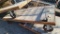 Industrial Warehouse Cart 2 Legs, 2 Casters, 60in x 36in
