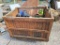 Early Wood Slat Industrial Material Handling Cart