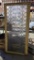 Antique Leaded Glass Window, Ornate Design, 60in x 30in, Curved Panels, Complete
