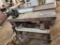 Early Wood Workbench w/ Vise, 48in x 24.5in x 35.5in H