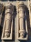 Union Pacific Building UP Concrete Building Architectural Salvage Decorative Pieces, 53.5in