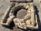 Union Pacific Building UP Concrete Building Architectural Salvage Decorative Pieces, 54in x 54in,