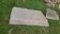 Five Misc. Large Landscaping Stones, Granite Like Pieces and Flat Curb Stone