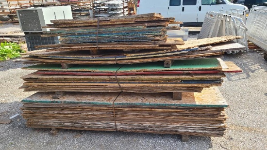 Pallet of 4ft x 8ft Plywood