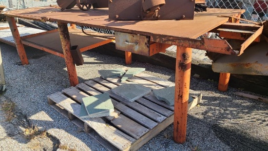 Steel Welding Work Table, 120in x 48in x 36in