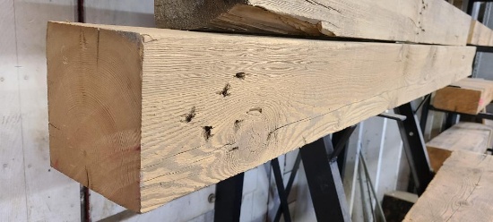 Reclaimed Solid Wood Beam 87in