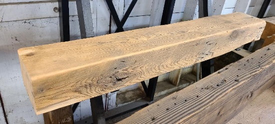 Reclaimed Solid Wood Beam 54in