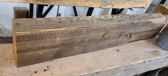 Reclaimed Solid Wood Beam 60in