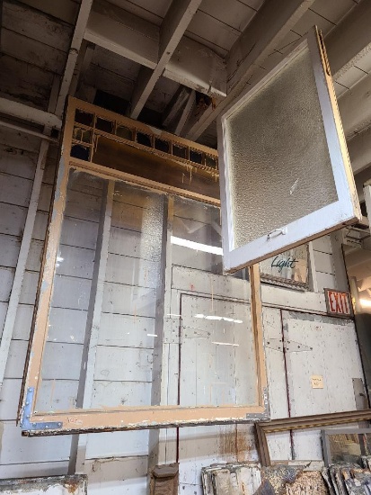 Two Eold Windows and Frames - 48in x 60in and 36in x 24in