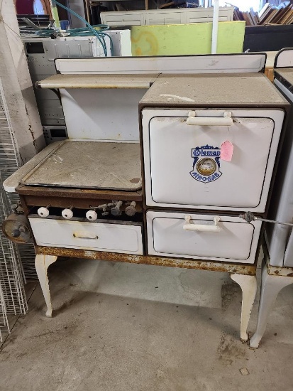 Antique Porcelain Cook Stove by Coleman Air-O-Gas