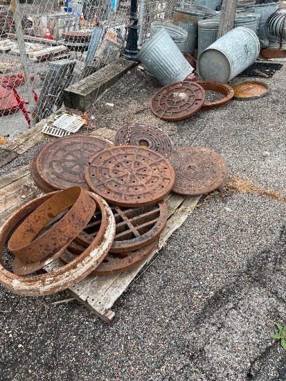 Vintage Man Hole Covers and Rings