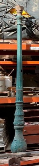 Lot of 2 Cast Iron Lamp Posts, Antique
