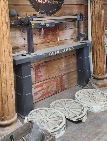 Rare Early Fairbanks Morse Scale
