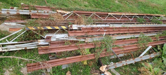 Large Pile of Steel Trusses, Approx. 20ft +- ea, Approx. 25+-