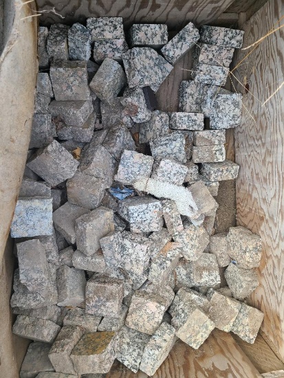 Misc. Crate of Various Types of Brick and Stone