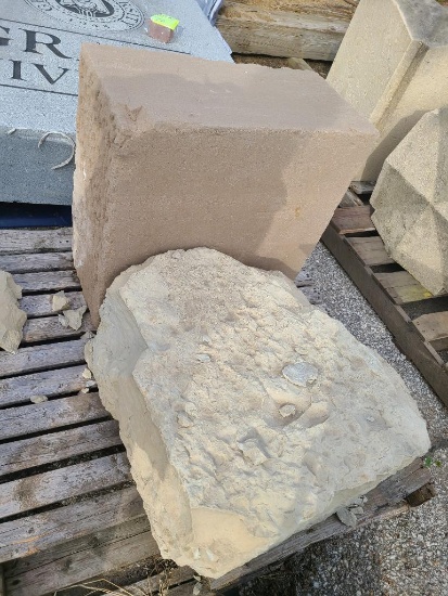 Pallet of Omaha Building Architectural Salvage Terracotta and Stone