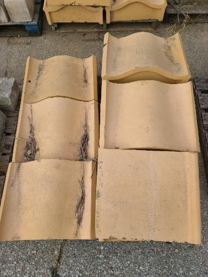Pallet of Omaha Building Architectural Building Salvage, 9 Pieces, Approx. 20in x 16in
