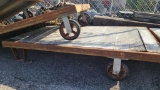 Industrial Warehouse Cart 2 Legs, 2 Casters, 60in x 36in
