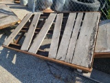 Industrial Warehouse Cart 2 Legs, 2 Casters, 60in x 36in