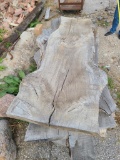 Reclaimed Wood Slab, Approx. 100in x 36in