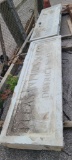 Pleasant Hill School District Engraved Building Salvage Slabs, 75in x 25in