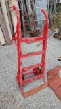 Older Industrial 2-Wheel Hand Truck w/ Old Red Paint