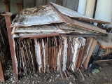 Section of Early Tin Ceiling Panels, 24in x 48in - 50+ Pieces Per Lot