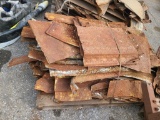 Pallet of Early Reclaimed Tin Ceiling Tile Trim & Molding Pieces