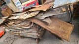 Pallet of Early Reclaimed Tin Ceiling Tile Trim & Molding Pieces