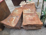 Pallet of Reclaimed Tin Ceiling Tiles