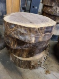 Four Kiln Dried Walnut Live Edge Slabs Approx. 14in