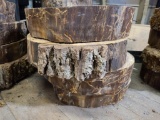 Four Kiln Dried Walnut Live Edge Slabs Approx. 14in